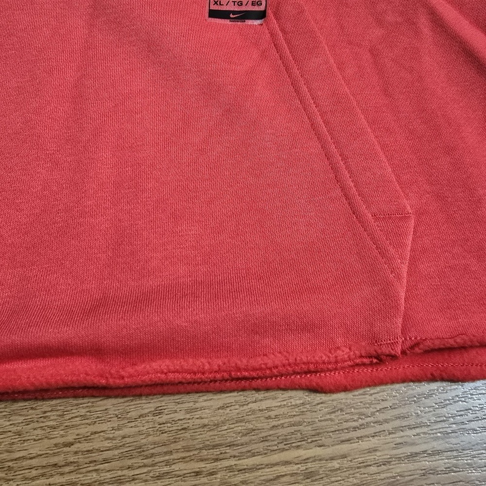 NWT Nike Clippers Red Crop Pullover Hoodie Oversize Fit Women's XL Embossed Logo - Picture 8 of 12